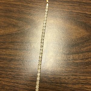 Genuine Diamond and Gold Bracelet